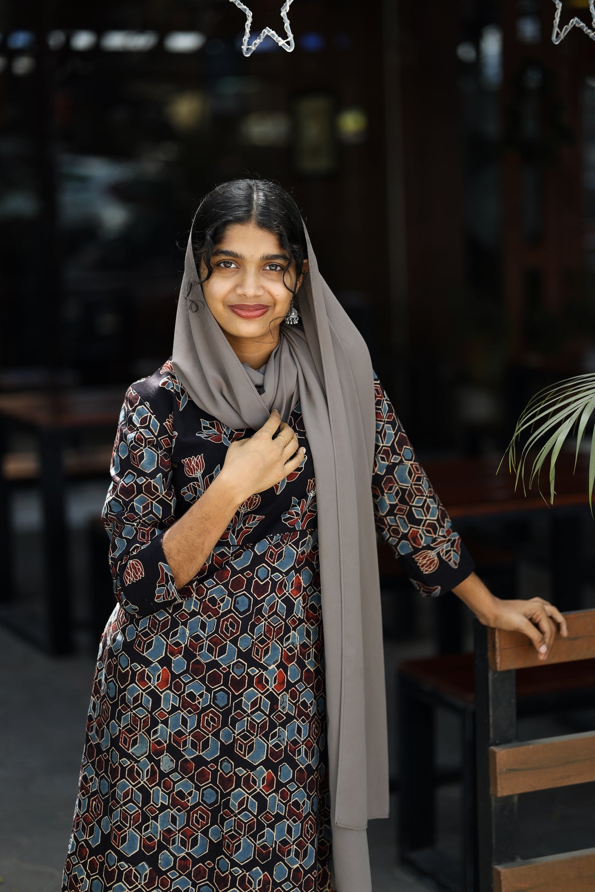 Overlap slited kurthi